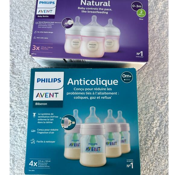NEW Philips Avent Baby Feeding Bottles Age Newborn-3M + - Picture 3 of 3